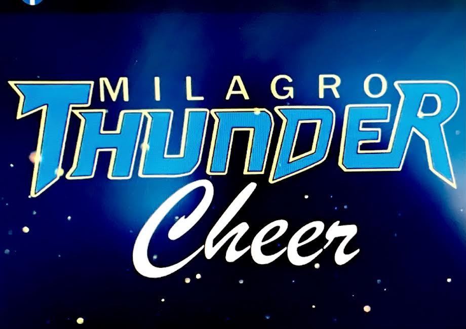 Milagro Cheer tryouts 1/4,1/5,1/6 4-6pm in the commons 