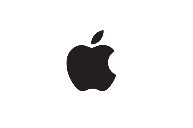 Black Apple logo