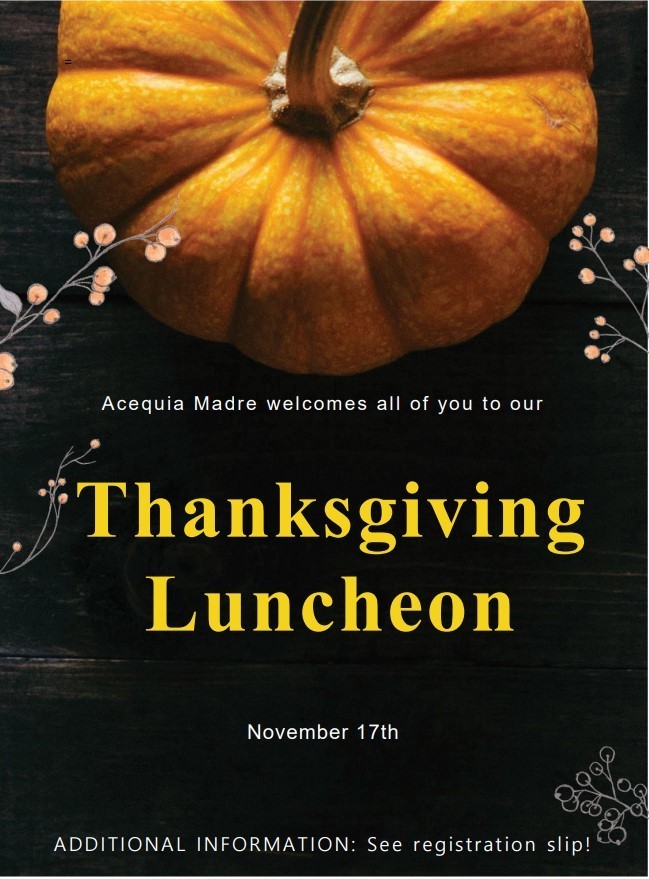 Thanksgiving Luncheon