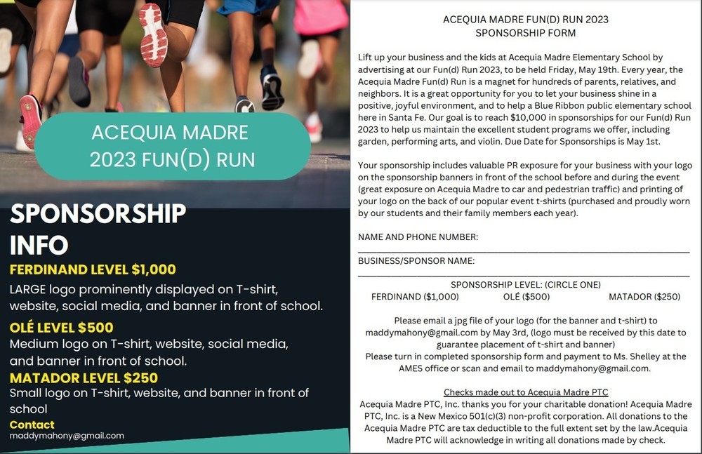 Fun(d) Run Sponsorships
