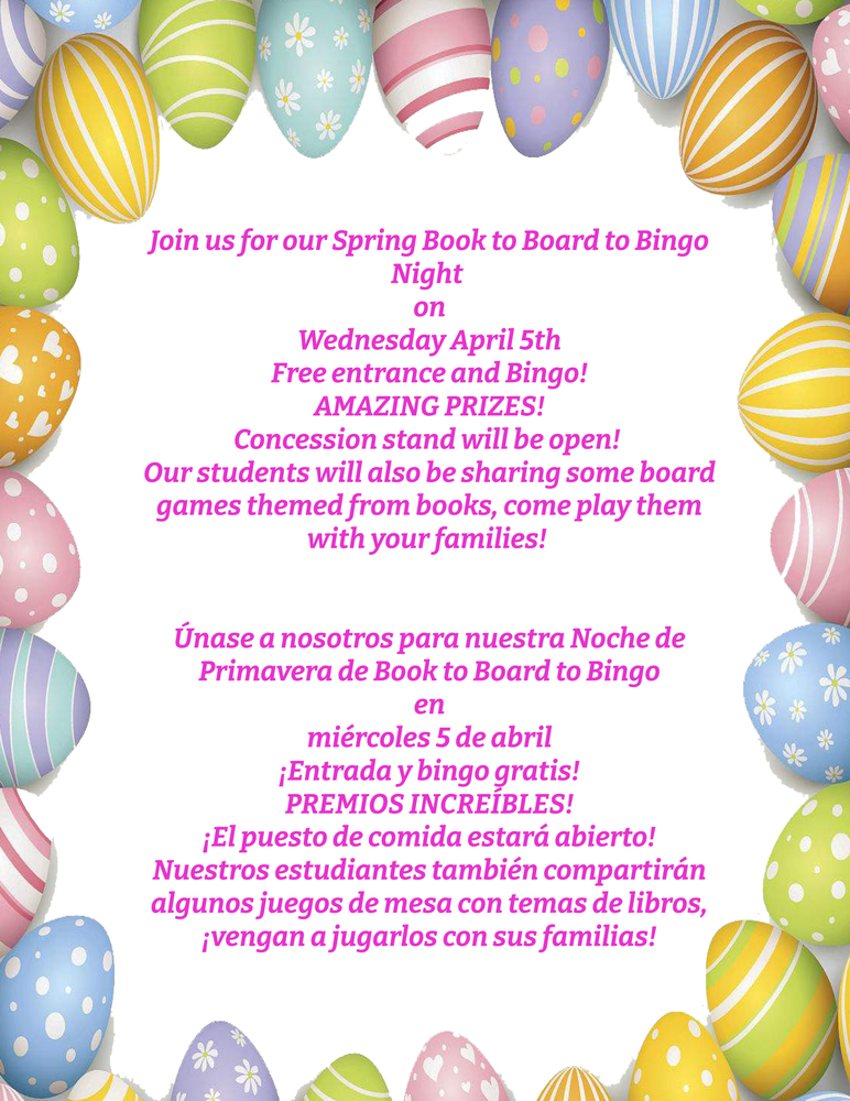 Book to Board to Bingo