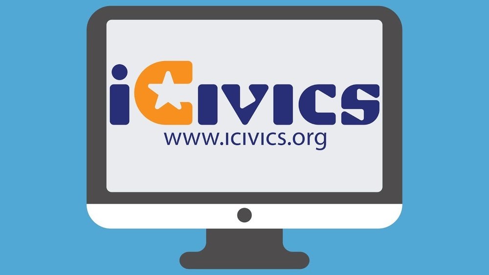 iCivics logo on computer