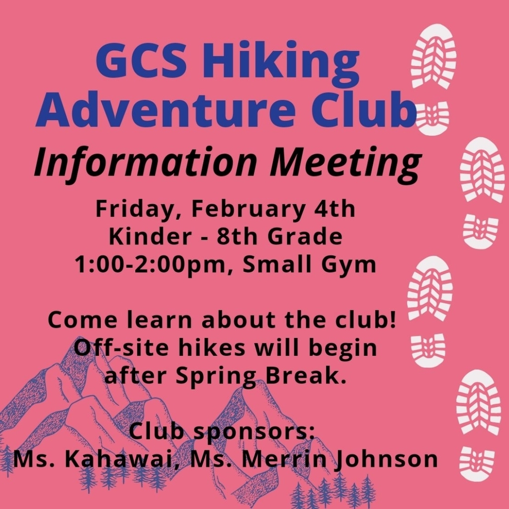 Hiking Club flyer