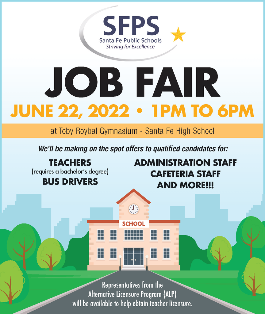SFPS Job Fair flyer
