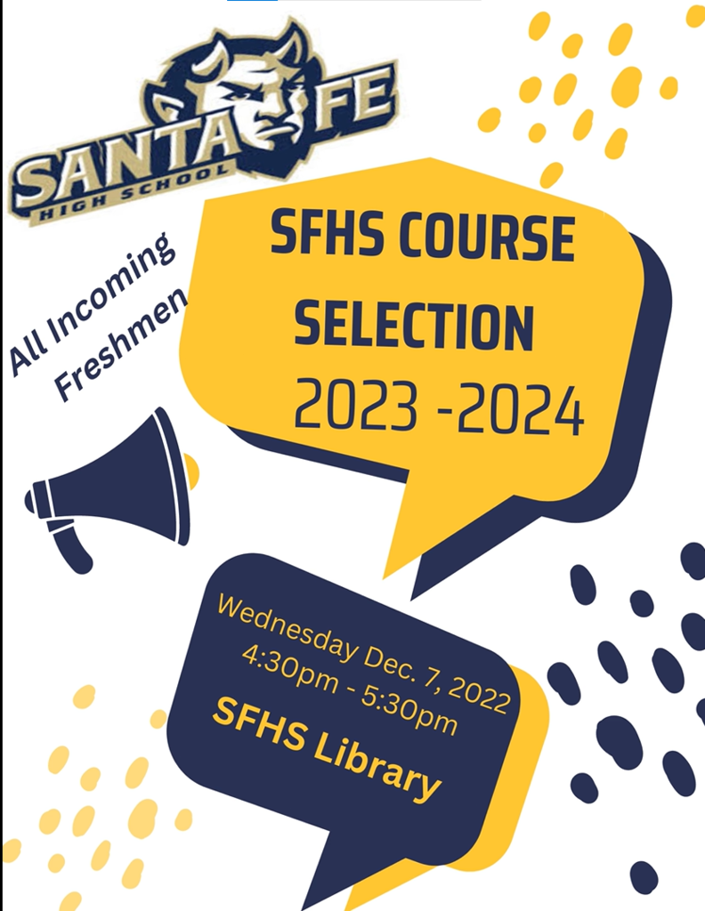 SFHS  Course Selection 2023 - 2024