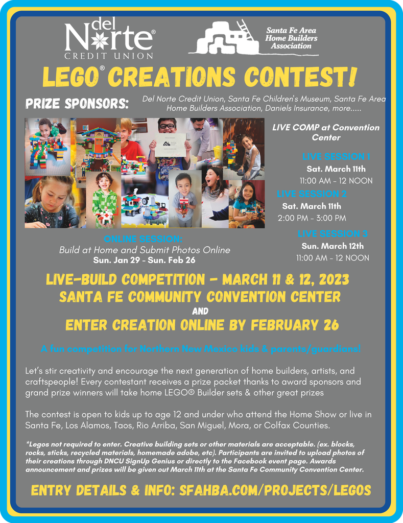 Lego Creations Contest Flyer
