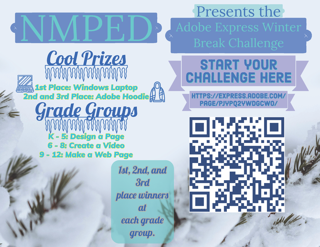 NMPED's Winter Challenge Flyer