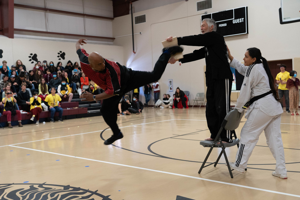 Tae Kwon do demo - board break