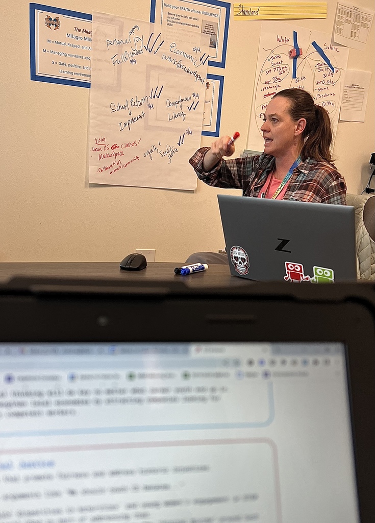 Shannon Wittenberg leads the brainstorming session