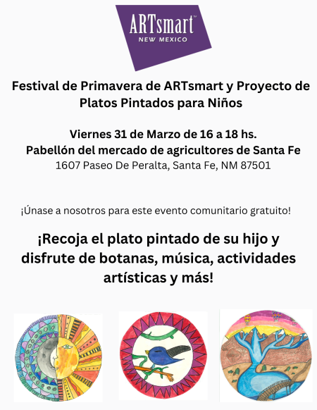 ARTsmart Spring Festival flyer in Spanish