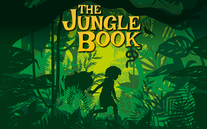 Cover of the Jungle Book for a performance