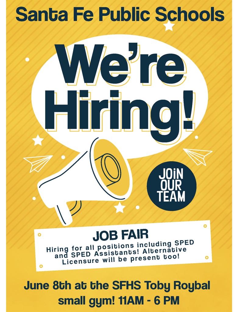 SFPS Job Fair June 8th
